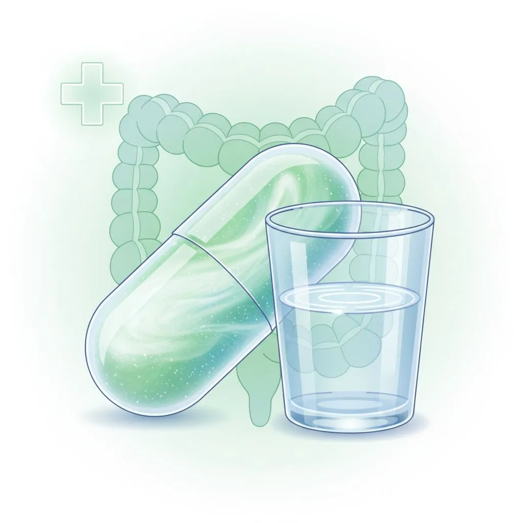 A person holding a healthy, home-cooked meal, with a sense of calm and well-being, implying successful management of chronic constipation through lifestyle changes.