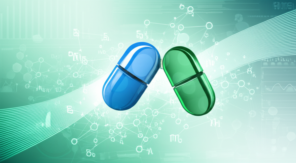 A calendar with various pill icons on specific dates, illustrating a structured approach to medication management and timing.