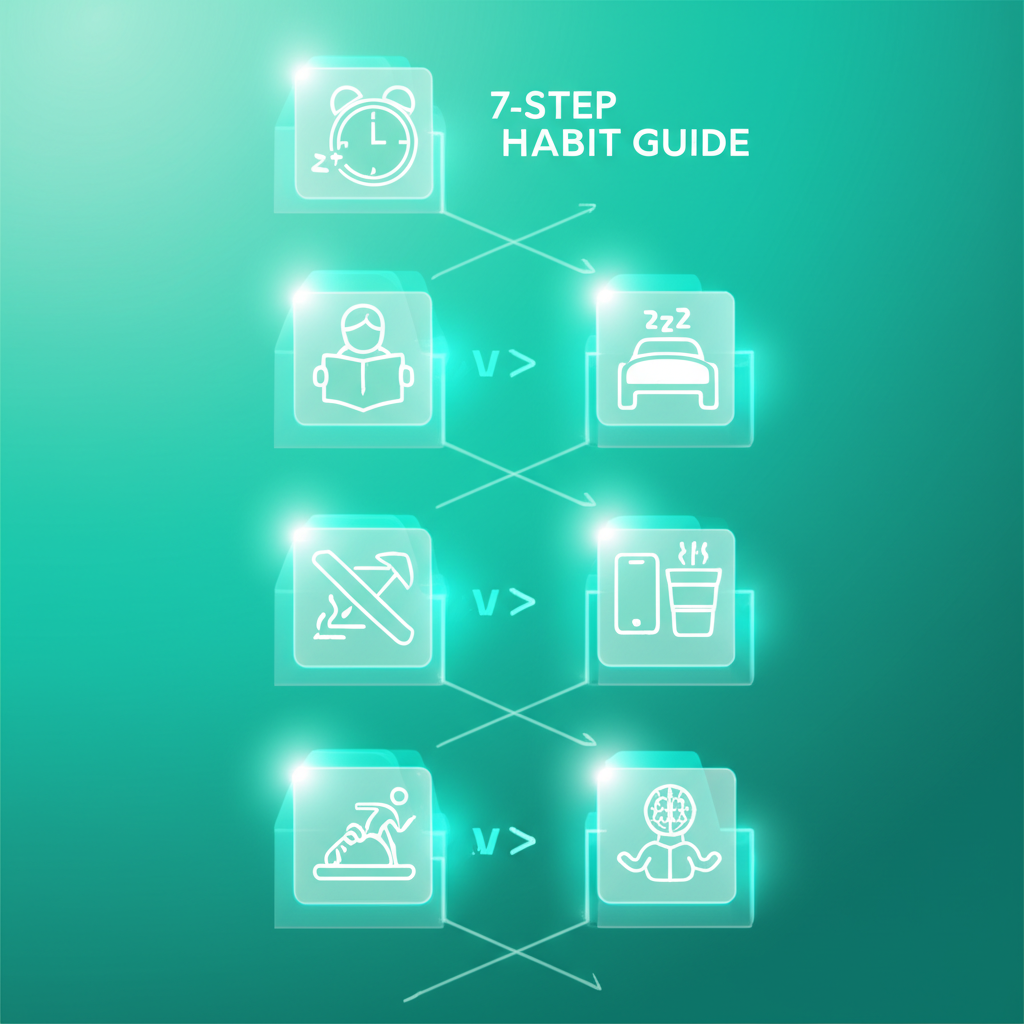 A serene bedroom setting with dim lights, a comfortable bed, and a digital clock showing an early morning time.