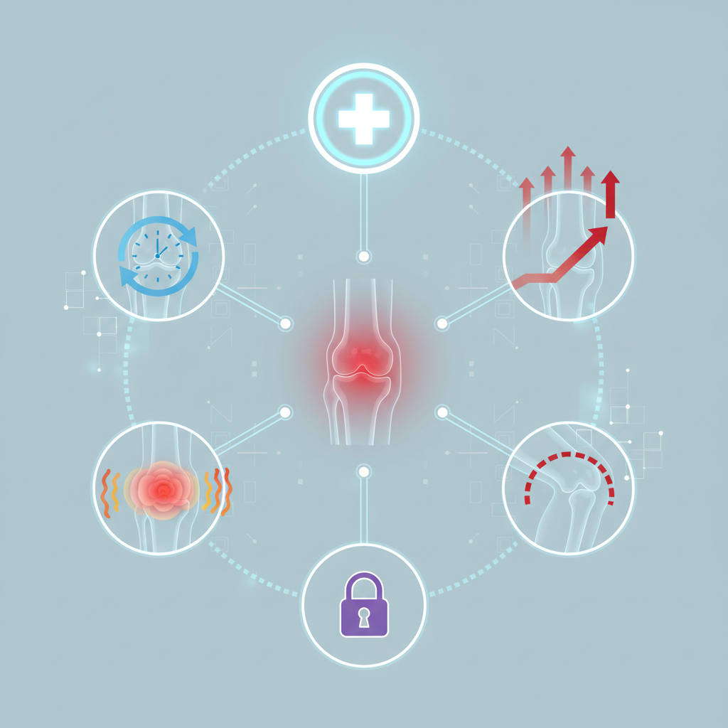 A person getting their knee examined by a medical professional, symbolizing seeking expert help