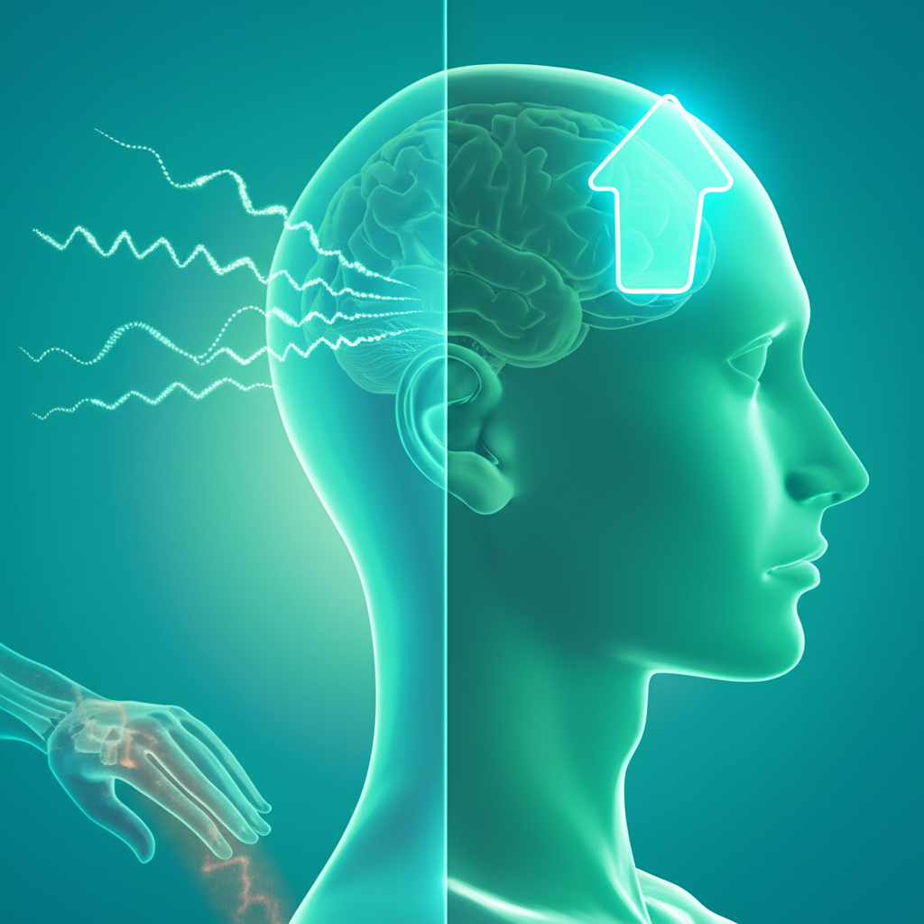 A person meticulously writing down entries in a migraine diary, with a pen and a calendar