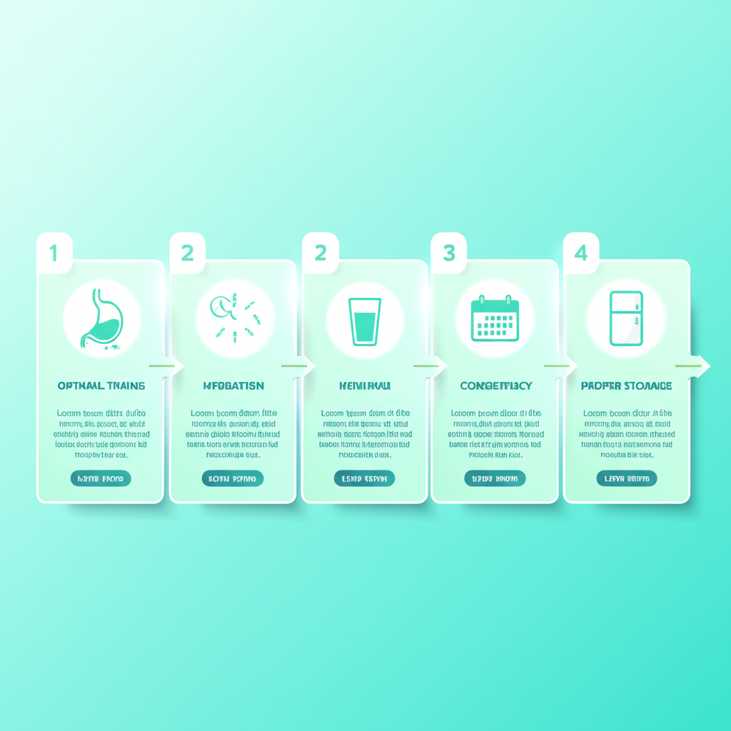 A calendar with "Probiotics" marked on specific days, indicating a consistent intake schedule.
