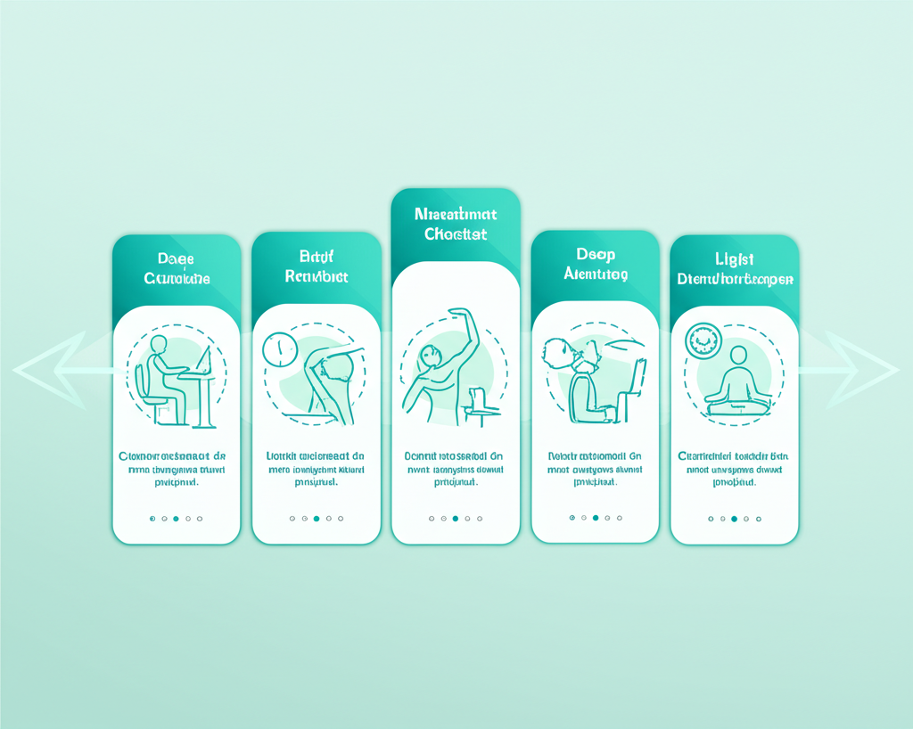 Person checking off items on a daily health checklist